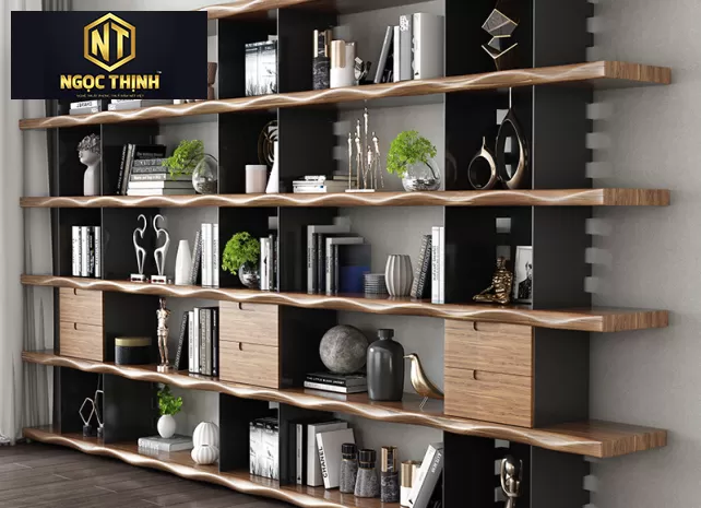 Mẫu tủ sách cao cấp Mẫu tủ sách cao cấp